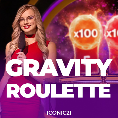 casinoGames A woman in a red dress holding a microphone, with a casino games background